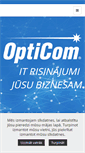 Mobile Screenshot of opticom.lv